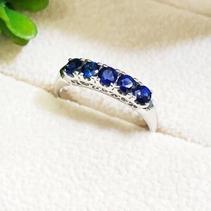 [사파이어R016] 천연 블루사파이어반지 (14K/18K)