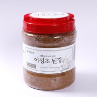 국내산 재래식 전통 약모밀 어성초 된장 2kg 실속형 가정용 집된장