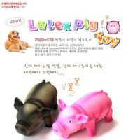 강아지 돼지소리 라텍스 피그토이 1p 건식사료 간식