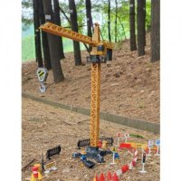 1 55 TOYS TOWER CRANE 타워 크레인 중장비 모형 SXT113687