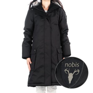 노비스 에비 파카 블랙 ABBY BLACK 여성 패딩 B22