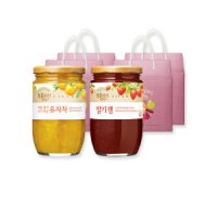 복음자리 실속형선물세트 유자차480g 딸기잼500g x 4세트