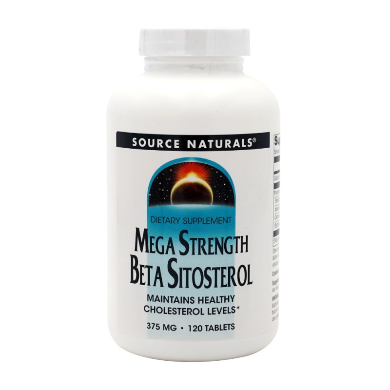 소스내추럴스 <b>베타시토스테롤</b> 375mg 120타블렛