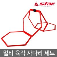 스타스포츠 스타 훈련용 멀티 육각 사다리 세트 SA800