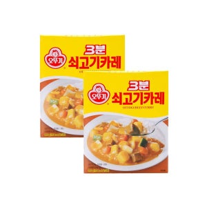 오뚜기 3분 쇠고기카레 200g X 12개