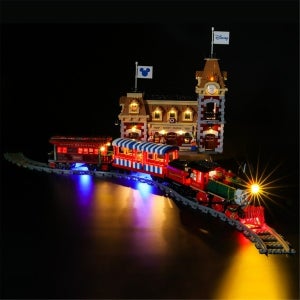 71044 디즈니 기차와 역 Yeabricks LED KIT,(블럭 미포함)