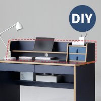 한샘 샘 책상선반 120cm DIY(컬러 택1)  색상:크림화이트(A)