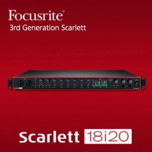 Focusrite Scarlett 18i20 (3rd Gen)스칼렛 USB 오디오인터페이스