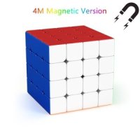 Moyu 큐브 마그네틱 MOYU Meilong 4M 버전 4x4 스피드 전문 매직 완구 cube Magnetic