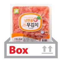 냉면무 적색 2 8kg4ea 박스 그래도푸드