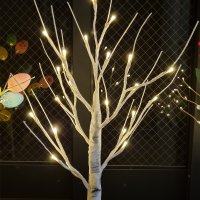 자작나무 LED 미니 트리 크리스마스 인테리어 장식 소품