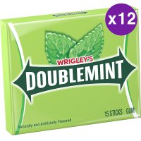 Wrigley’s Doublemint Sugarfree Chewing Gum 리글리 더블 민트 무설탕 츄잉 껌 15스틱 12팩