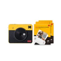 코닥 미니샷 3 레트로 폴라로이드 카메라 yellow + 카트리지 60p  1개  C300R(옐로우) C300
