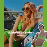 BikiniBaby a컵 모노체크 비키니 몸매 보정 3피스