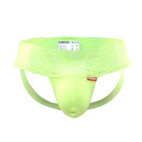 M2W Jock Strap Lace Green 3001-83