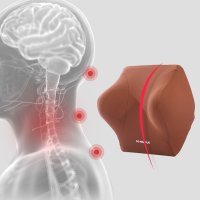 템퍼베개 기능성베게 수면베개 차량용 요추 지원 머리 받침 목 베개 유니버설 소프트 쿠션 메모리 폼