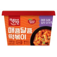 동원 떡볶이의신 매콤달콤 컵떡볶이 160g 10개