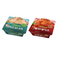 롯데푸드 쉐푸드 까르보나라 1개 볼로네이즈 1개 파스타 크림 토마토 바질향 즉석요리