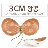 캔디핑크 3CM 왕뽕 볼륨업브라 뽕브라 왕뽕브라 뽕패드  스킨  3cm A