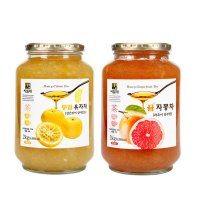 씨밀레 봉밀 유자차 2kg 자몽차 2kg