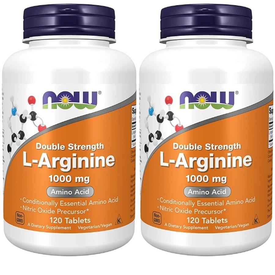 나우푸드(now foods) L<b>아르기닌 1000mg</b> 120정 2개 [해외]