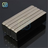 N52 네오디뮴 자석 초강력 영구 자석 NdFeB 블록 40x10x4mm 1 개