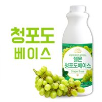 쉘몬 과일 농축액 베이스 청포도 1kg시럽원액에이드