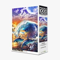 직소퍼즐 1000피스 썬셋 돌핀 퍼즐카페 HP1002