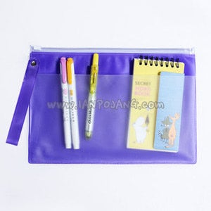 여행용 PVC지퍼백(1가지사이즈)가로27cm × 세로18cm100장