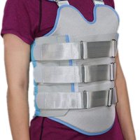 낮은 가슴 척추 골절 브레스 통증 완화 요추 서포트 도구 (SIZE  MEDIUM)