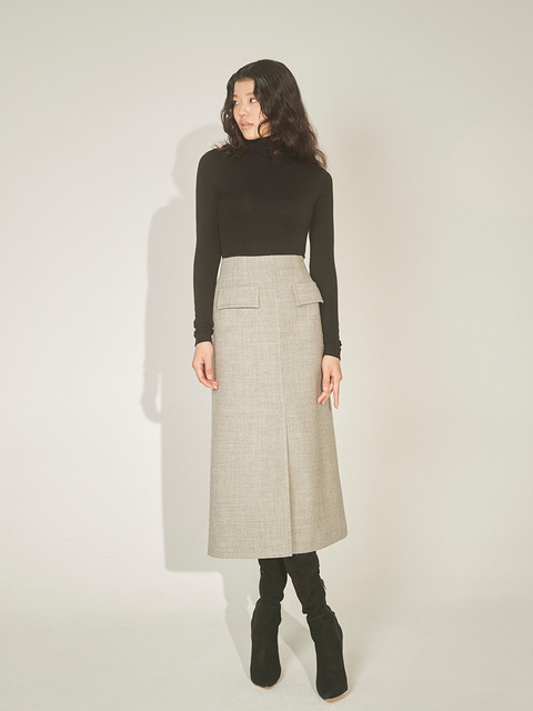 [하나보] NO.3 SKIRT - GREY