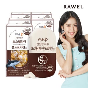 [5+1증정 총 12개월]로엘 웰업 보스웰리아콘드로이친 60정 5통