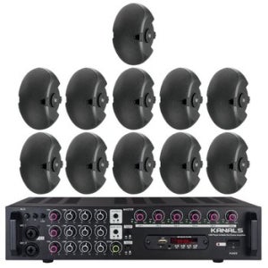 EV 6인치 EVID-6.2 고음질 카페스피커 RE60E611 검정