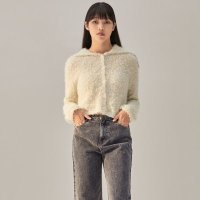 Mixxo 미쏘 빅카라 부클 날개사 가디건 MIWCKD1T