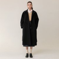 KINDERSALMON 캐시미어 Cashmere Single Overfit Coat -