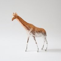 Giraffe X Paperweight Rose 기린 오브제