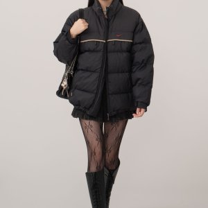 여성 여자 90s 나이키 빈티지 패딩 점퍼 덕 다운 오리털 자켓