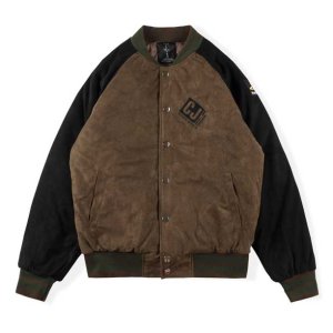 Travis Scott 콜라보 누빔 블루종 점퍼 자켓 [스트릿 편집샵 람스]