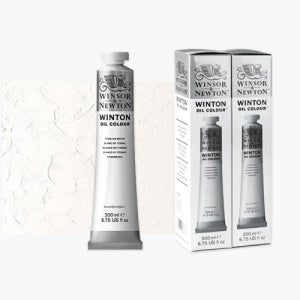 윈저 앤 뉴턴 윈톤 유화 물감 200ml 티타늄화이트 트윈팩 2개입 미술재료
