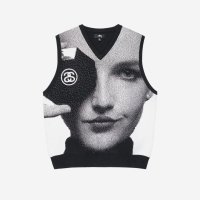 스투시 포토 자카드 Stussy Photo Jacquard Vest