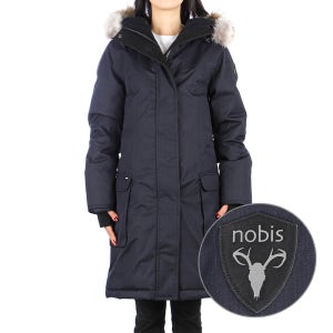 노비스 에비 파카 블랙 ABBY BLACK NAVY 여성 패딩 B22