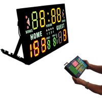 스코어 보드 전자 점수 작전 판 농구 배구 LED Electronic Cricket Scoreboard Led Score Board Digital fo 한개옵션0