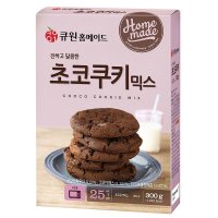 큐원 진하고 달콤한 초코쿠키믹스 300g 오븐용 상온