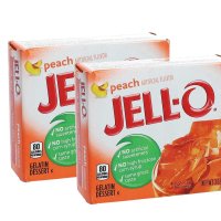 젤로 복숭아 맛 젤리 가루 Jell-O 85g 2개