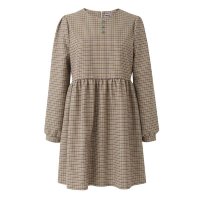 민타레트로 Oatmeal Check Dress 드레스