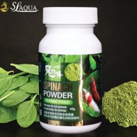 SL-AQUA 스피나치 파우더 시금치 사료 40g 새우먹이 새우사료