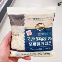 이스트밸리 국산 원유로 만든 모짜렐라 치즈 300g x 1개 종이박스포장