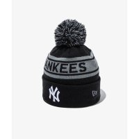 NEW ERA MLB 리그 폼폼 뉴욕 양키스 비니 KNIT LEAGUE POMPOM NEYYAN BLK