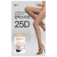 비비안25D압박스타킹1족 커피색L 20VINAFC041BWN