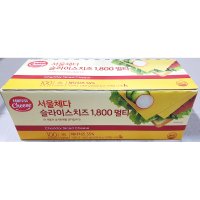 업소용 슬라이스치즈 18g 100개 체다 샌드위치 빵